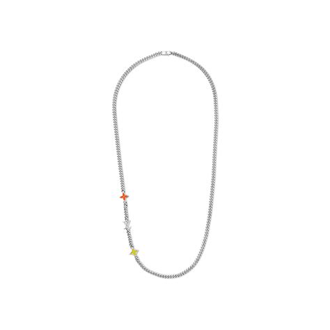 orange louis vuitton designer chain buy|Monogram Chain Necklace S00 .